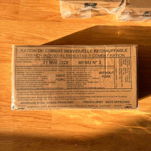 French military mre - french,